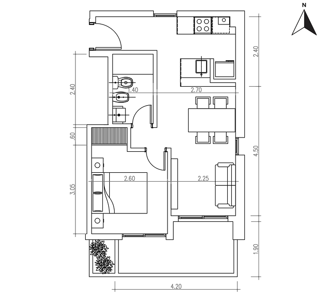 Copia de Zeballos 1220 1 Dorm B